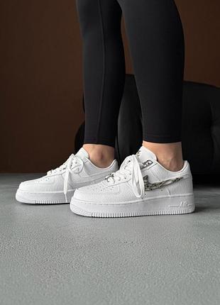 😍 женские кроссовки nike air force 1 low molten metal silver
