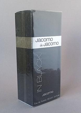 Jacomo de jacomo in black 100 мл для чоловіків (оригінал)
