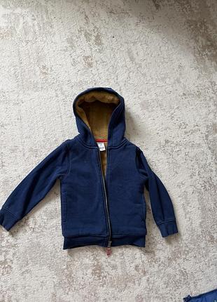 Толстовка для хлопчиків carter's синя 2t