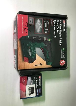 Степлери parkside cordless stapler/nailer