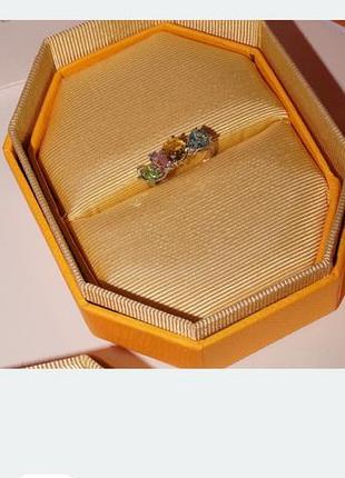 Кільце для жінок swarovski gema, різнокольорове