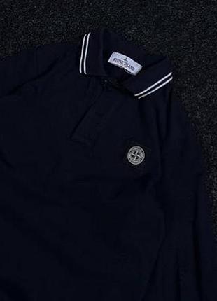 Кофта для хлопчика stone island темно-синя на 8-10 років