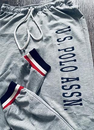 Котонові спортивні штани us polo assn