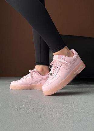 😍 женские кроссовки nike x nocta air force 1 low pink foam