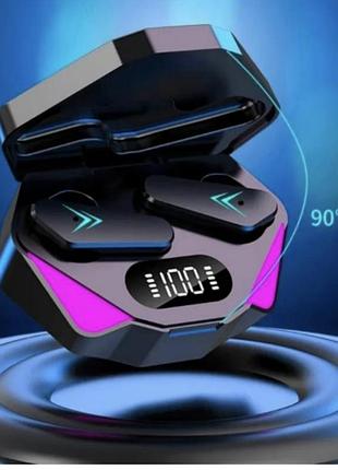 Навушники та гарнітури tws x15 gaming бездротові з rgb підсвіткою