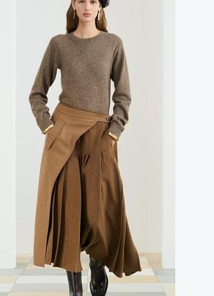 Zara srpls асимметричная юбка с шерстью лимитированная коллекция хс/с