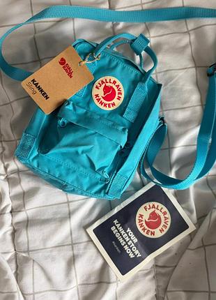 Сумка kanken sling бірюзова