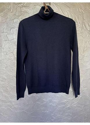 Шерстяной шелковый гольф massimo dutti