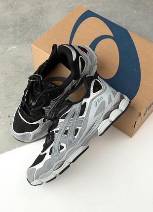 Asics gel-nyc grey black 6