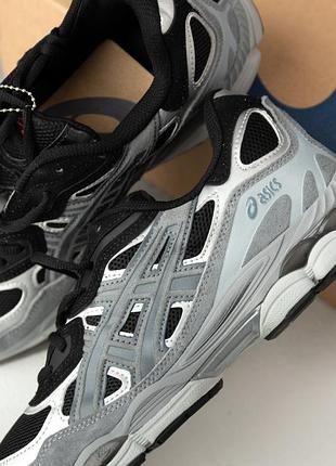 Asics gel-nyc grey black 8