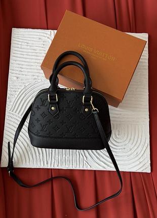Сумка жіноча alma bb monogram empreinte чорна
