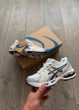 Asics gel-kayano 14 beige black silver