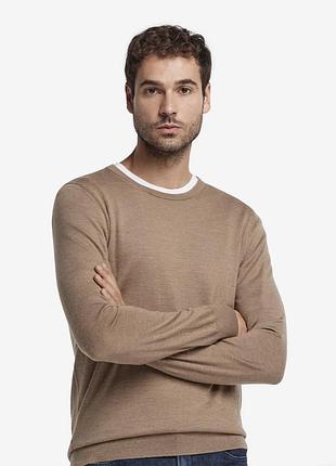 Джемпер чоловічий кашеміровий бежевий xl-xxl