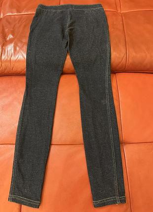 Лосини дитячі abercrombie&fitch, сірі, розмір xl 5