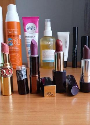 Набір декоративної косметики yves saint laurent, artdeco, estee lauder