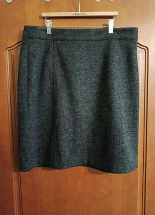 Юбка шерстяная montego (немежность), размер 42 (50/xl) - в отличном состоянии