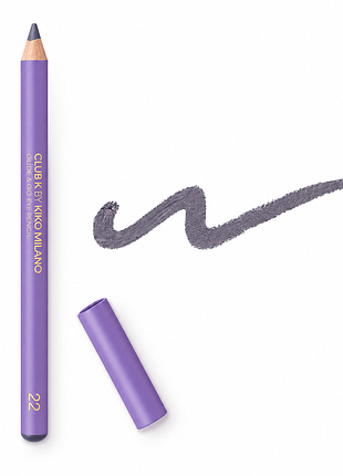 Карандаш для глаз kiko milano club k glide &amp; go eye pencil - 22 lil king - темно-синий дымчатый (000303-22)