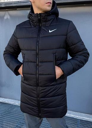 Куртка парка чоловіча зимова nike найк подовжена