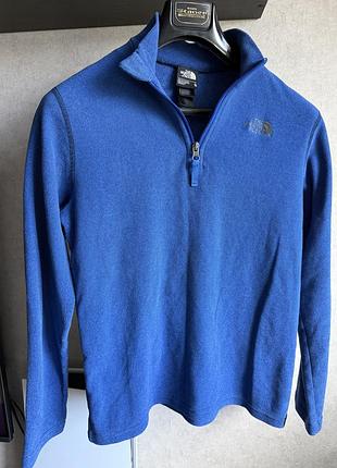 Синій фліс the north face 1/4 zip оригінал / фліска тнф tnf / анорак