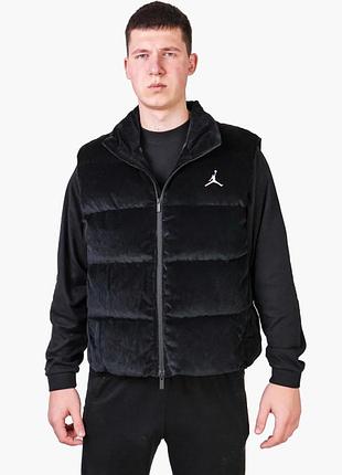 Жилетка чоловіча air jordan flt down black hv0534-010