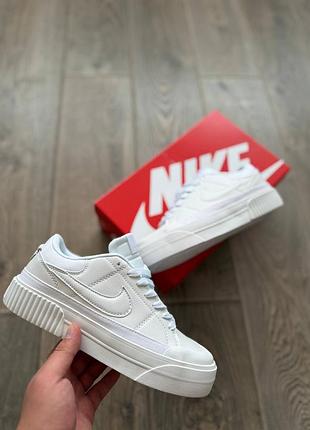 Nike court legacy white