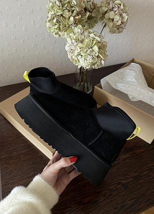 Уггі жіночі ugg чорні 3