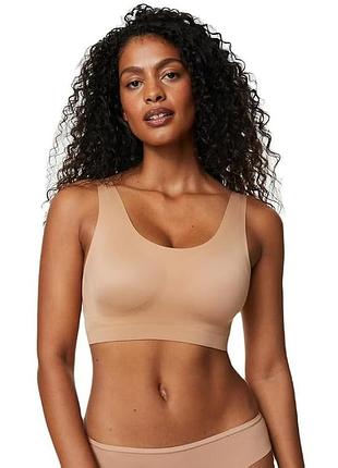 Marks&amp;spencer безшовний бюстгальтер топ із мікрофібри. flexifittm non wired top