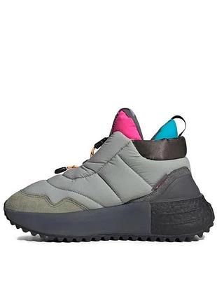 Кросівки жіночі adidas x_plrboost puffer shoes сірі