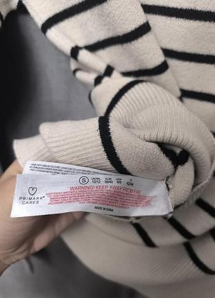 Стильний та теплий смугастий светр - primark 4