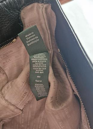 Сумка жіноча ralph lauren чорна 6