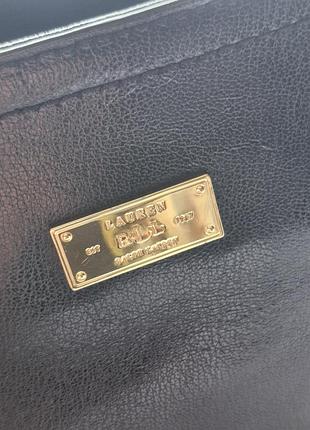 Сумка жіноча ralph lauren чорна 5