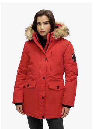 Парка жіноча canada goose червона, розмір s