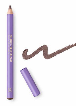 Карандаш для глаз kiko milano club k glide &amp; go eye pencil - 23 it's your turn - темно-коричневый холодный (000303-23)