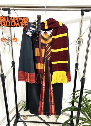 🖤мантія harry potter + шарф, окуляри та чарівна паличка на 7-8 років, 122-128 см.