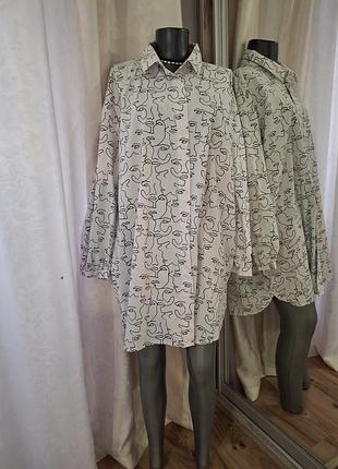 Подовжена сорочка 👕туніка оверсайз