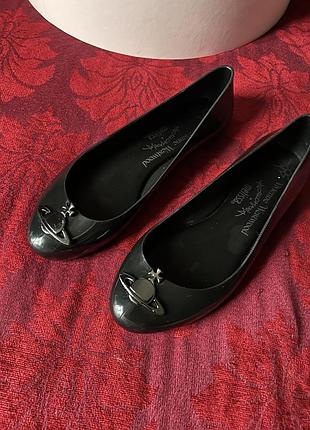 Балетки жіночі melissa x vivienne westwood чорні