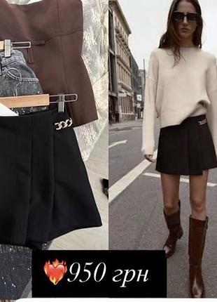 Юбка шорты zara р. s
