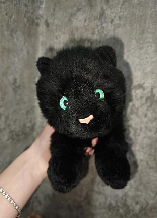 Чорне кошеня keel toys signature  з зеленими очима