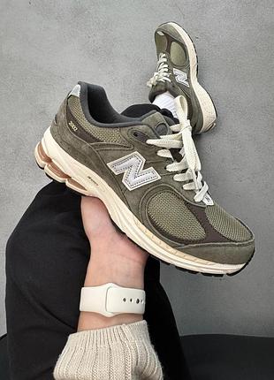 Кросівки чоловічі new balance 2002r khaki/brown