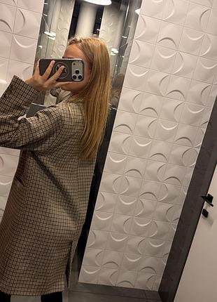 Пальто жіноче в клітинку 4