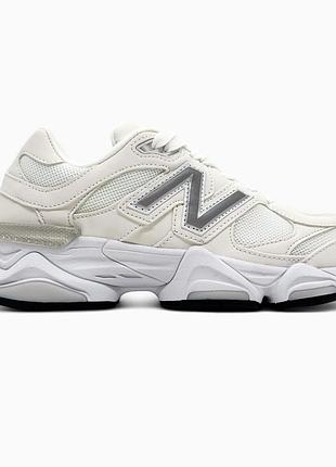 Кроссовки женские new balance 9060 white/grey