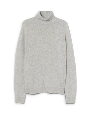 Гольф-водолазка чоловіча h&m ,світло-сіра