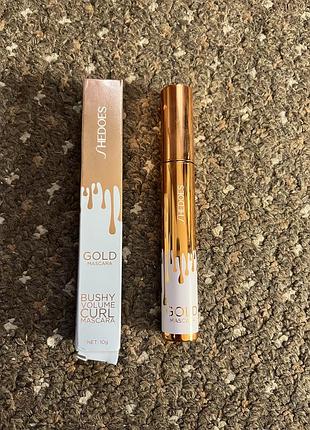 Туш для вій shedoes gold mascara