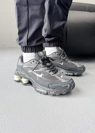 Чоловічі кросівки nike shox ride 2 sp x supreme black/green