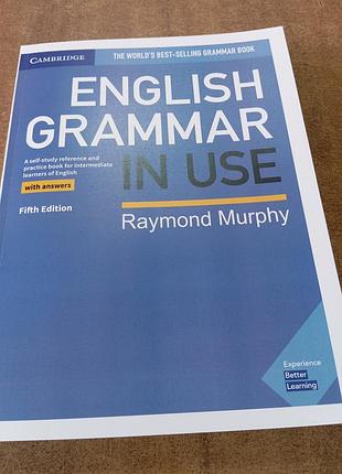 Підручник з вивчення мов: англійська raymond murphy english grammar in use (fifth edition) м'яка палітурка cambridge university press