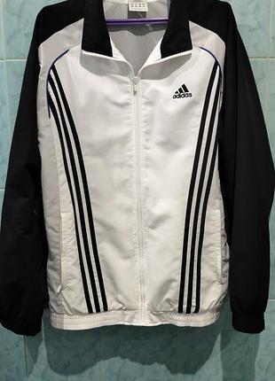Винтажная спортивная олимпийка (ветровка) бренда adidas