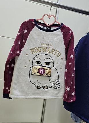 Теплая плюшевая кофта harry potter hedwig / гарри поттер с совой