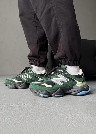 Кроссовки мужские new balance 9060 green/black