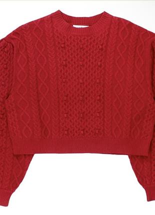 Червоний вовняний светр meadows red bramble rws wool jumper