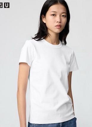 Футболка жіноча uniqlo біла розмір xs-s